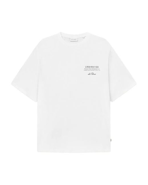 Les Deux White "West Side" T-Shirt for men