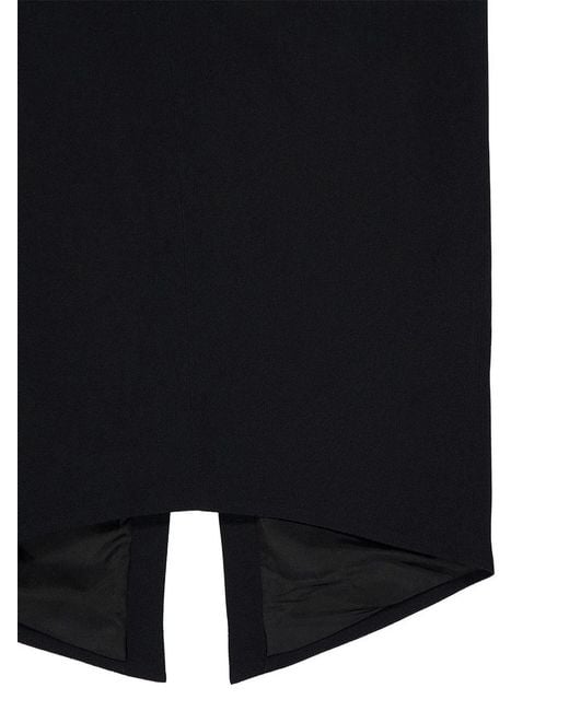 Tom Ford Black Pencil Skirt Below The Knee