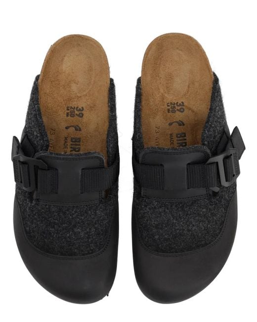 Birkenstock Black Sandalwood "Boston Nova"