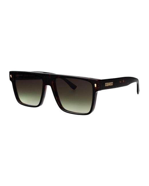 DSquared² Black Acetate Glasses for men