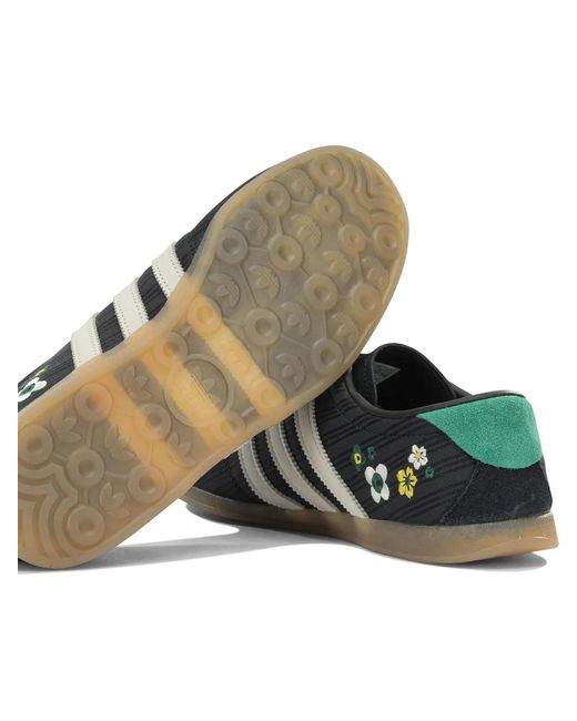 Adidas Originals Black X Liberty London Gazelle Lo Pro Leather Synthetic Rubber Sneakers