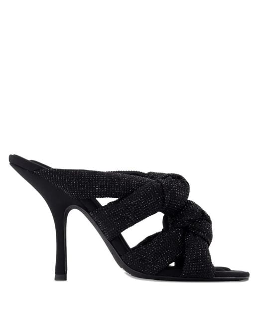 Alexander Wang Black Knotted Detail Sandals