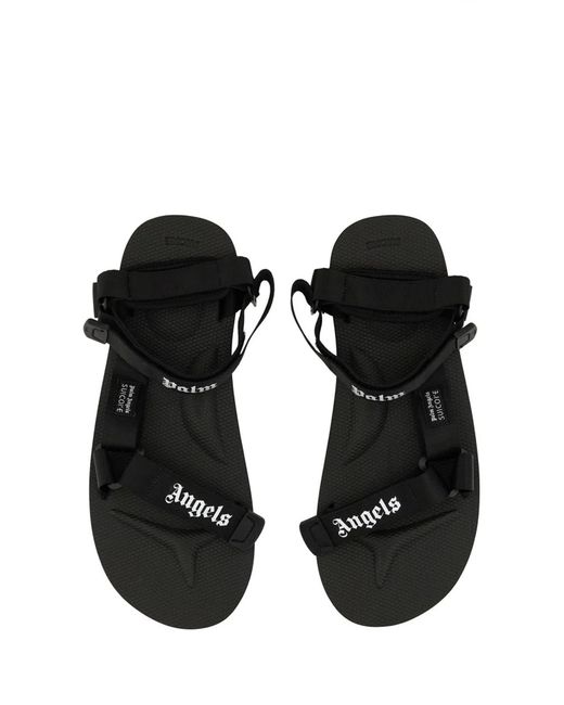Palm Angels Black X Suicoke Sandal for men