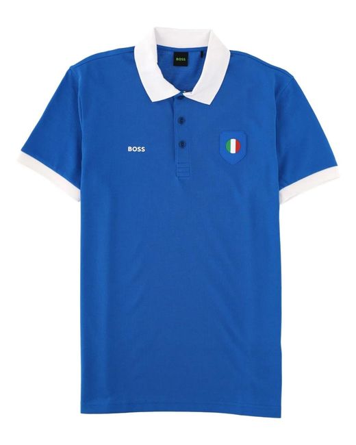 Boss Blue Polo "Paddy" for men