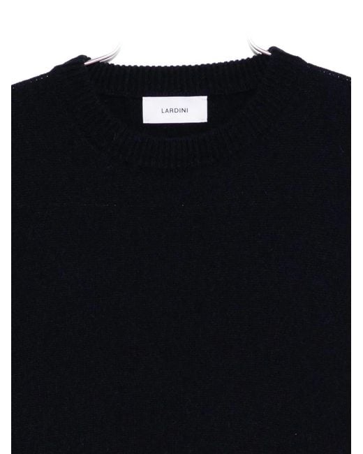 Lardini Blue Wool And Alpaca Blend Sweater for men