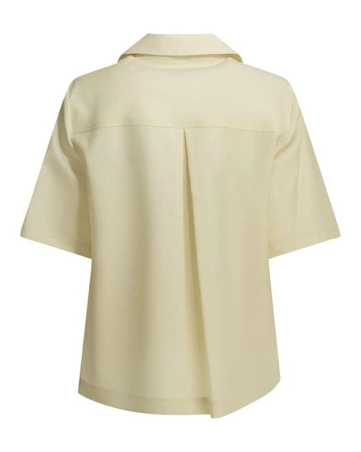 Loulou de Saison Natural Wool Silk Shirt