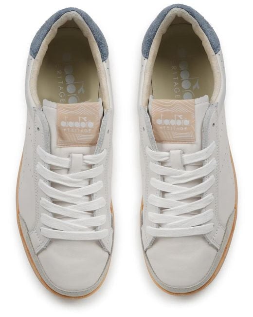 Diadora White Sneaker Prestige Plain Used for men