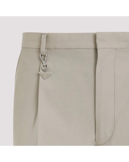 Prada Gray Pantaloni for men