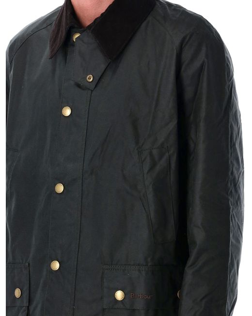 Barbour Black Ashby Waxed Jacket for men