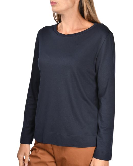 Gran Sasso Blue Cotton Marinara Sweater