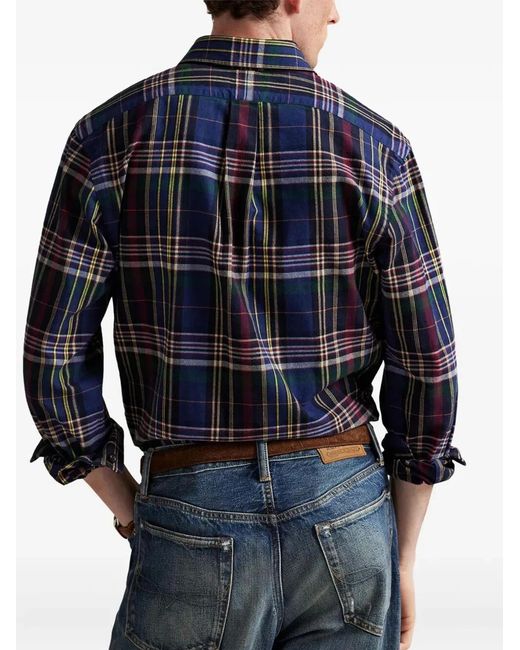 Polo Ralph Lauren Blue Long Sleeve Sport Shirt for men
