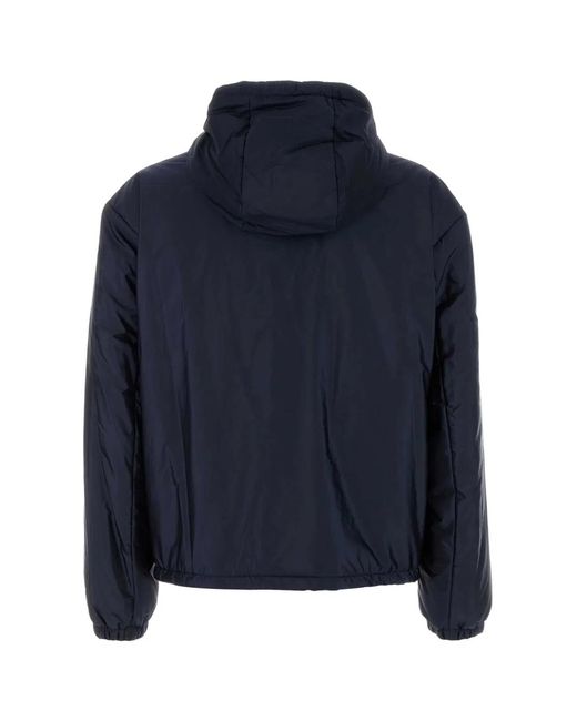 Prada Blue Re-Nylon Padded Jacket for men