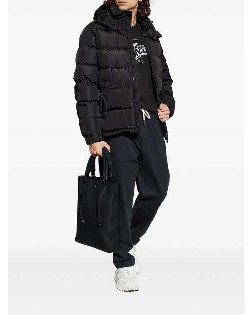 Moncler Black Maya Matte Short Down Jacket for men
