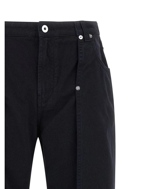 Jean Paul Gaultier Blue 'The Snap-Button Denim' Jeans