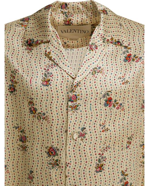 Valentino Natural Silk Shirt for men