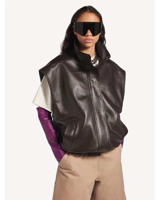 Balenciaga Black Sleeveless Blouson