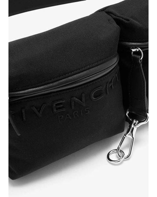 Givenchy Black Multipocket Bumbag for men