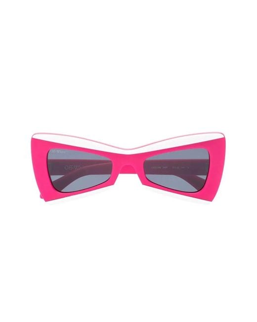 Off-White c/o Virgil Abloh Pink Nashville Cat-Eye Sunglasses