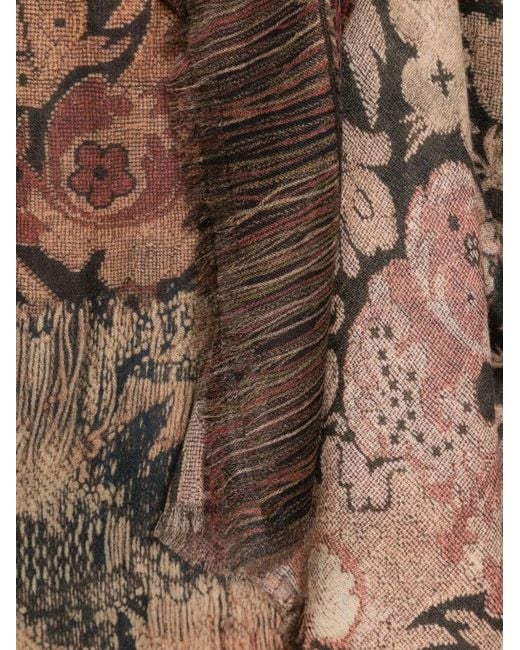 Pierre Louis Mascia Brown Cashmere Scarf