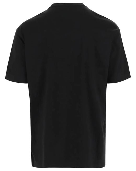 Giorgio Armani Black T-Shirt Girocollo for men