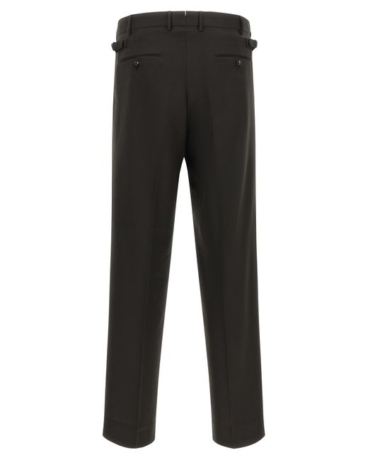 Cellar Door Black Polyester Dress Pants for men