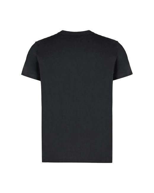 K-Way Black Le Vrai Edouard Cotton Crew-Neck T-Shirt for men