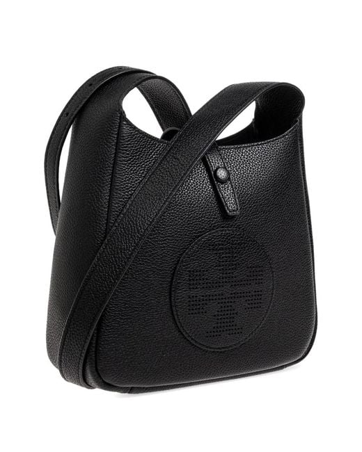 Tory Burch Black Miller Leather Hobo Bag