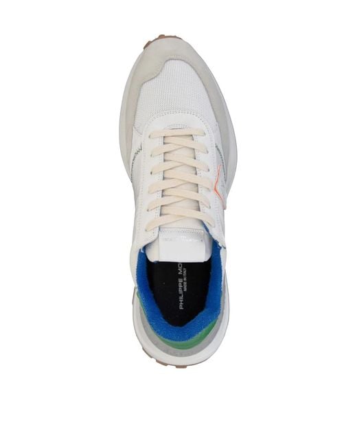 Philippe Model White Antibes Low Sneakers for men