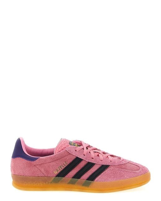 Adidas Originals Pink 'Gazelle Indoor' Sneakers