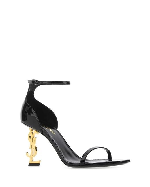 Saint Laurent White Opyum Sandals