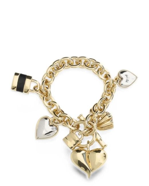 Chloé Metallic 'Paddington' Bracelet With Charms