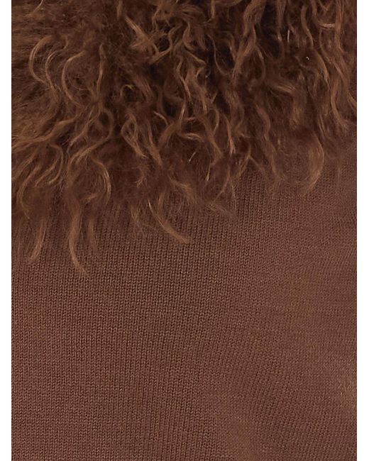 Twinset Brown Wool Sweater