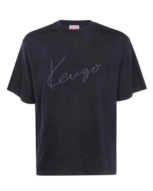 KENZO Blue Signature" T-Shirt for men