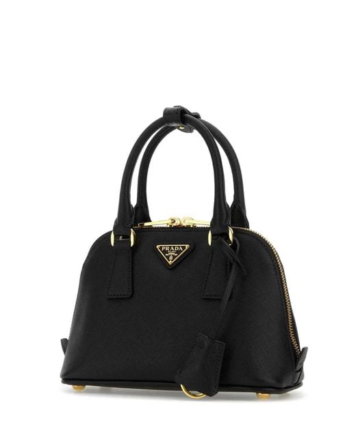 Prada Black Top Handle Bag