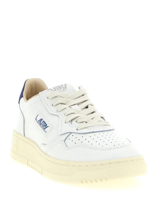 Autry White 'Medalist Low' Sneakers for men