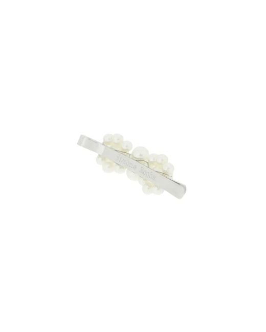 Simone Rocha Natural Mini Flower Hair Clips