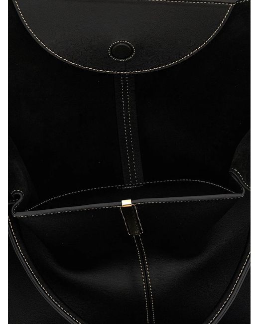 Tod's Black Medium 'Ebr' Shopping Bag