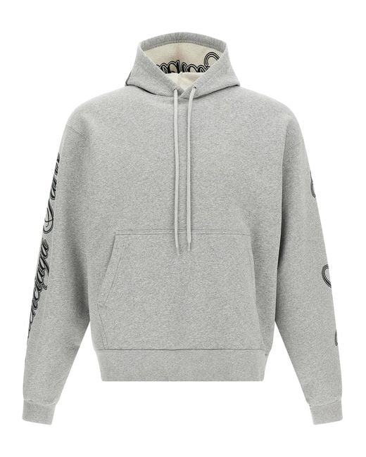 Balenciaga Gray 'Cursive' Hoodie