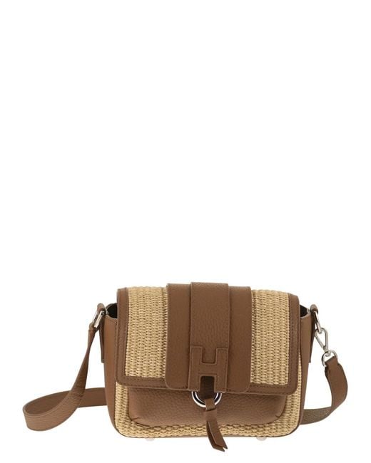 Hogan Brown Trendy Flap Bag