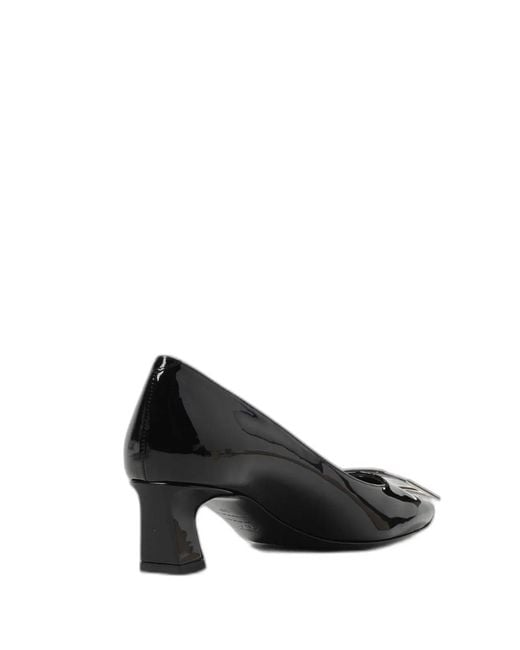 Roger Vivier Black Belle Vivier Trompette Pumps