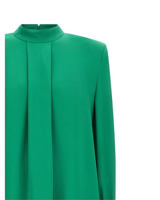 Valentino Garavani Green Cady Couture Dress