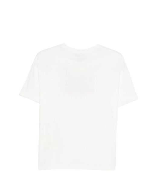 Fendi White T-Shirt With Logo