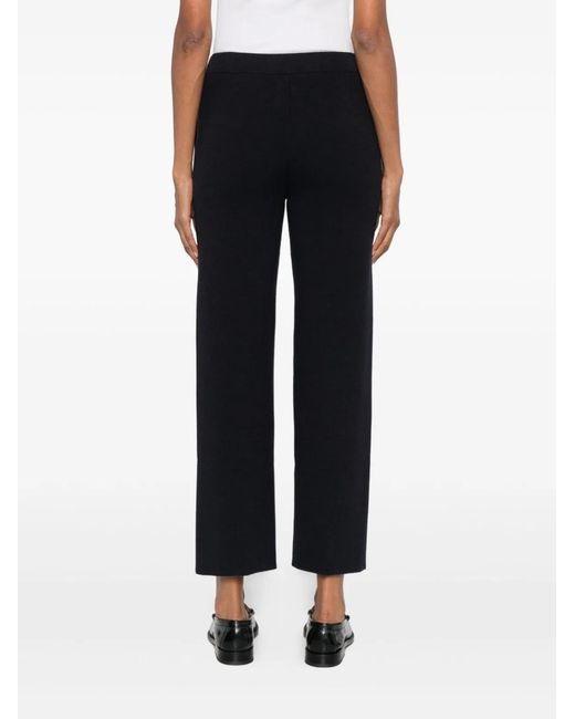 Max Mara Black Wool Blend Trousers