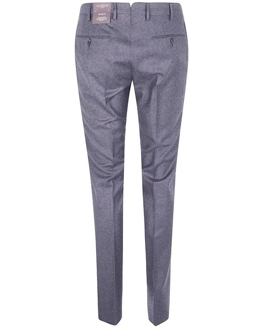Incotex Blue "Chino Slim Fit" Trousers for men