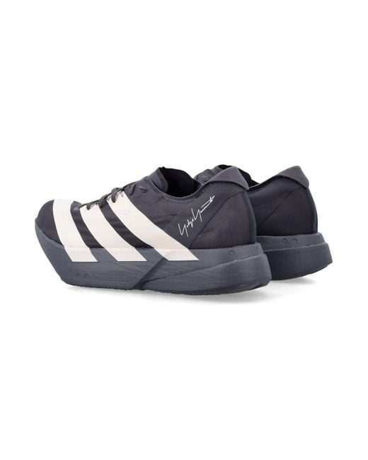 Y-3 Blue Adios Pro 4 Black Sneakers for men
