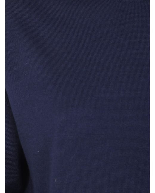 Drumohr Blue Turtle Neck Sweater