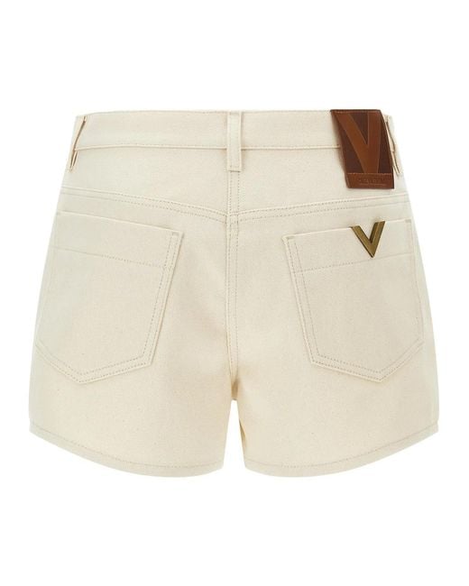 Valentino Garavani Natural Vgold Shorts