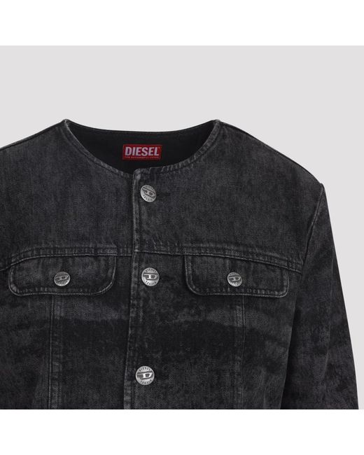 DIESEL Black Degraffyfsh Jacket