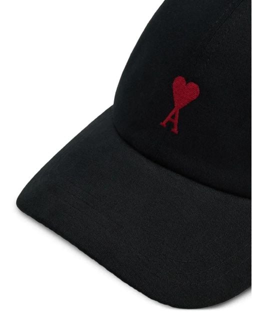 AMI Black Baseball Cap With Logo