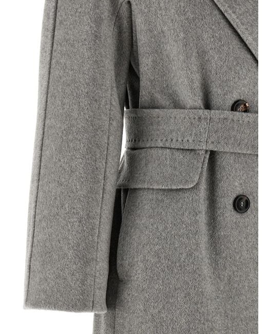 Max Mara Gray 'Panteon' Coat